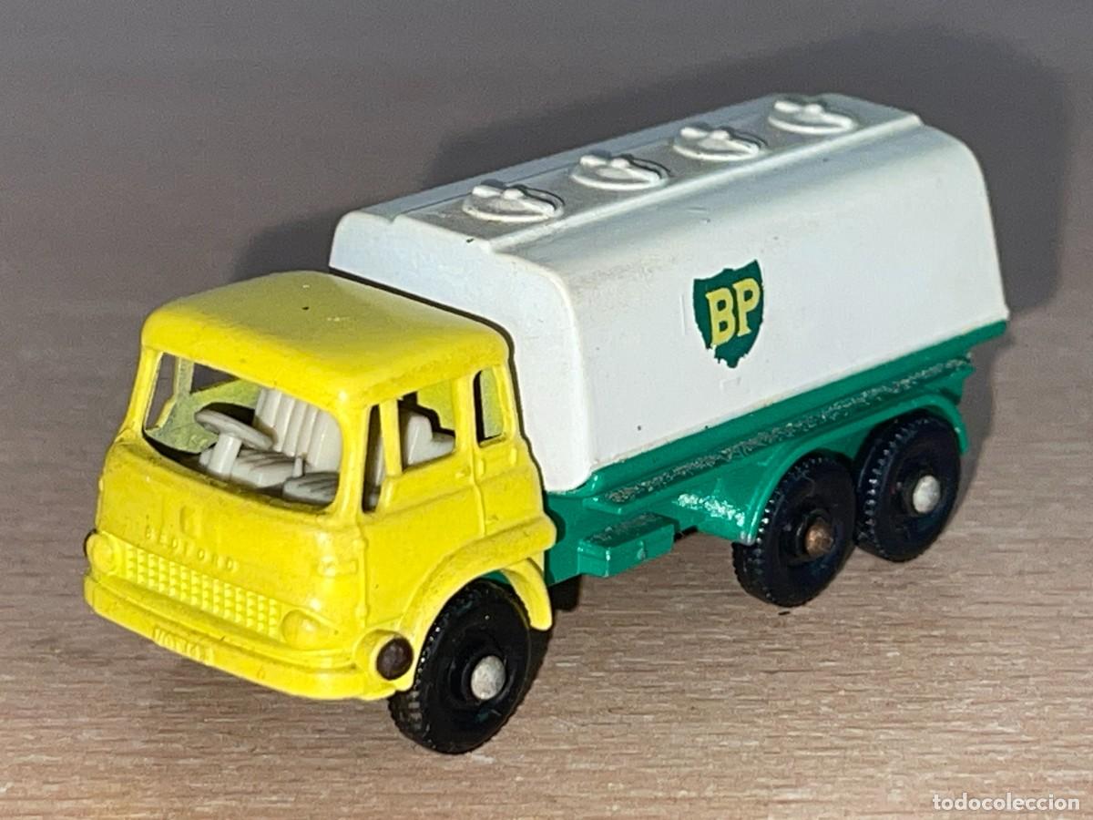 Coches a escala Matchbox: 611- Antiguo cami&oacute;n Lesney Matchbox Series Bedford Petrol Tanker BP N&ordm; 25 a&ntilde;os 60 Made in England