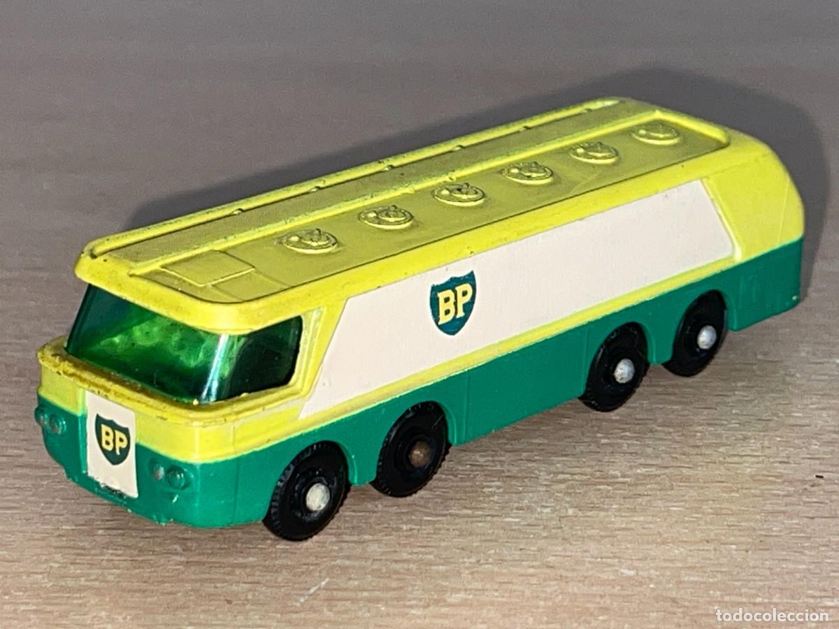 Coches a escala Matchbox: 612- Antiguo cami&oacute;n Matchbox Lesney BP Autotanker Major Pack N&ordm; 1 a&ntilde;os 60 Made in England die-cast