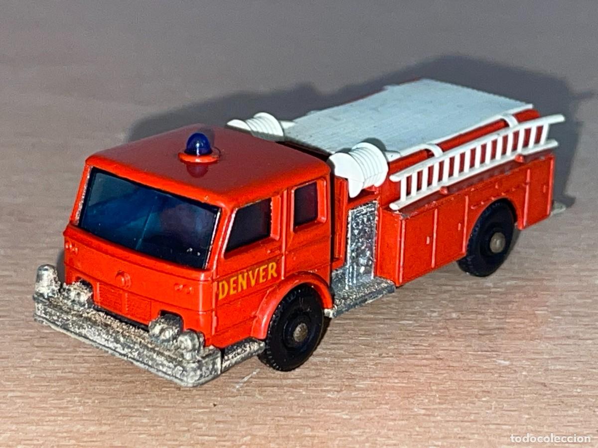 Coches a escala Matchbox: 618- Antiguo cami&oacute;n Lesney Matchbox Series Fire Pumper Truck N&ordm; 29 Bomberos a&ntilde;os 60 Made in England