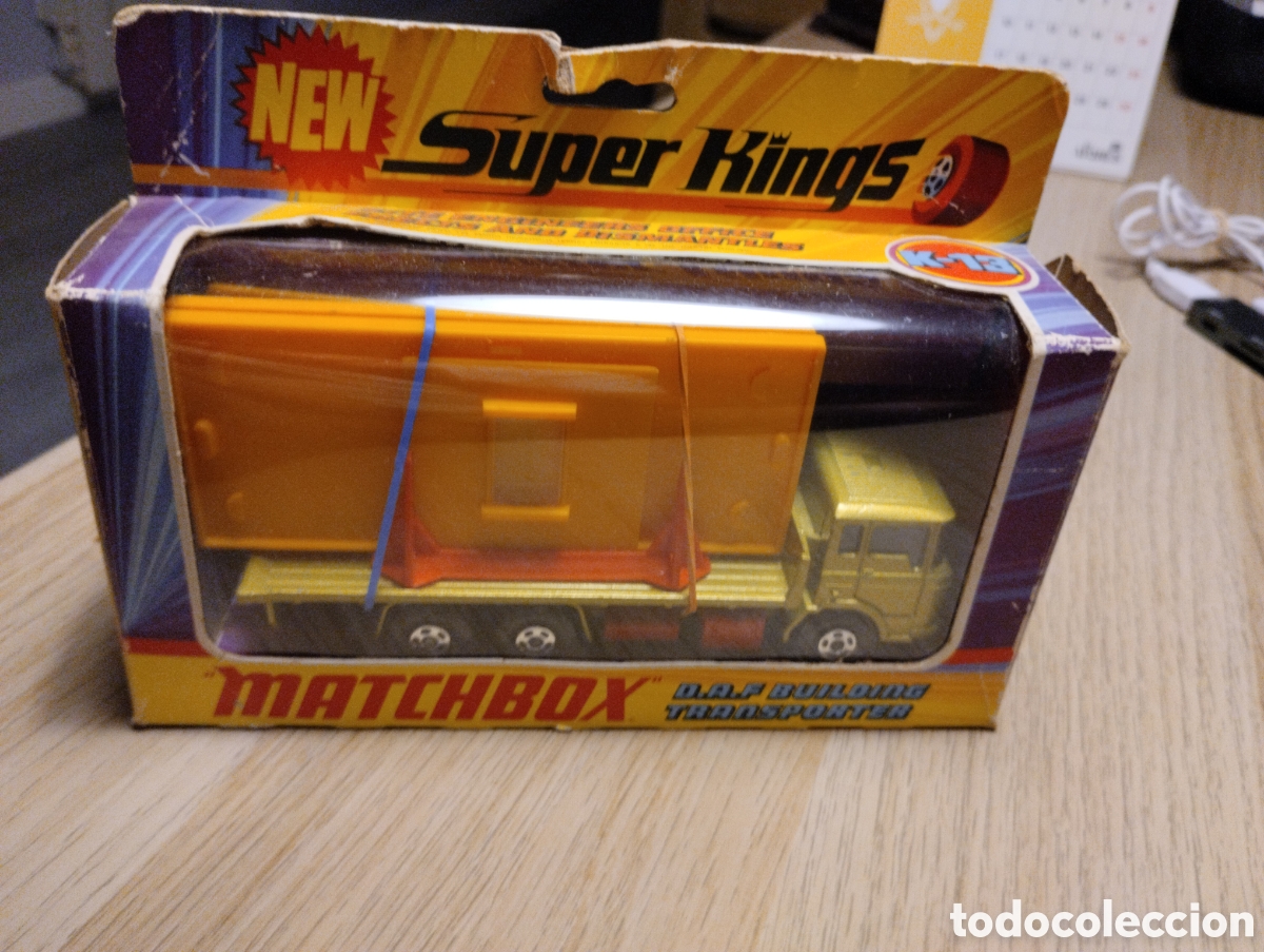 Coches a escala Matchbox: Matchbox daf building transporter