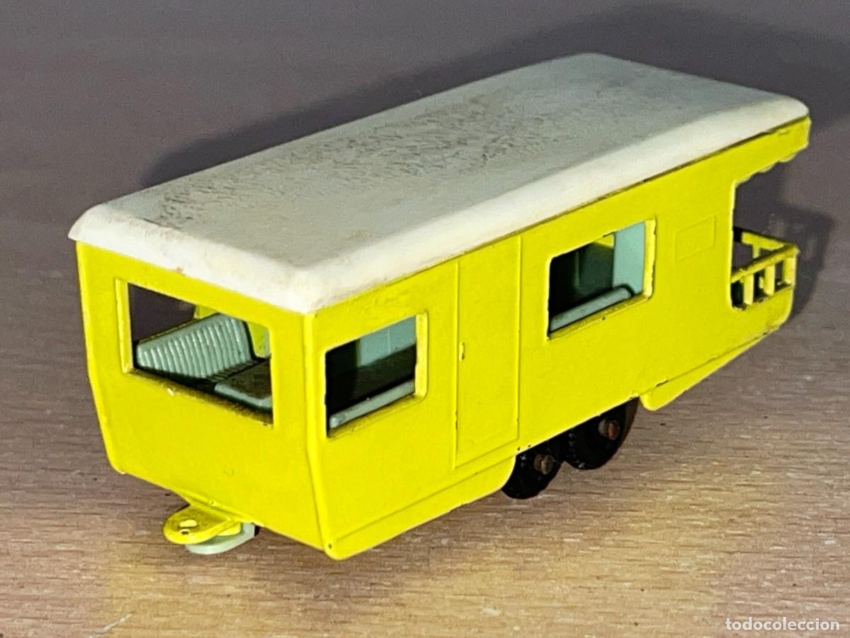 Coches a escala Matchbox: 629- Antiguo Lesney Matchbox Series Trailer Caravan Caravana Roulotte N&ordm; 23 a&ntilde;os 60 Made in England