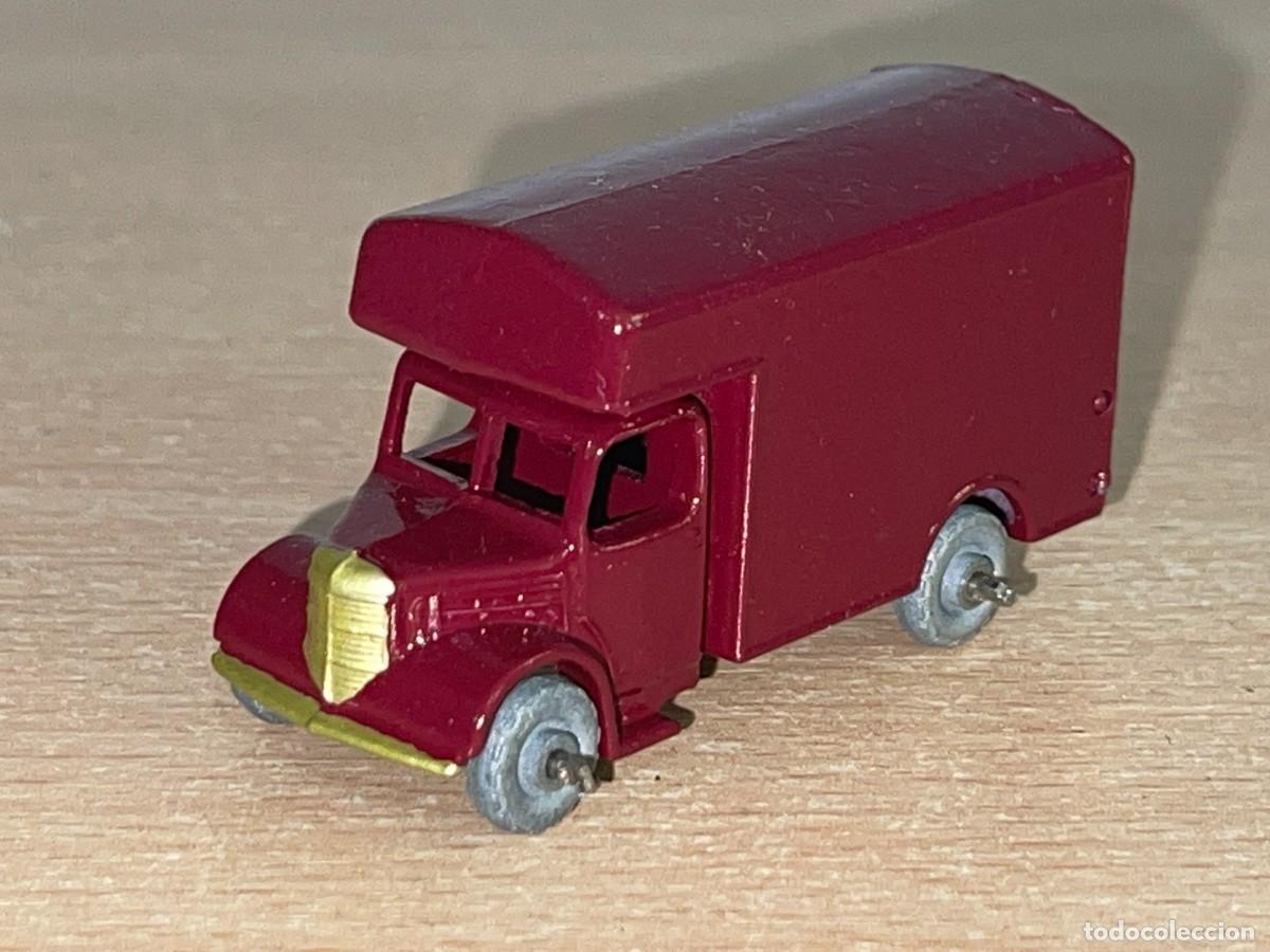 Coches a escala Matchbox: 114- Matchbox Lesney Moko antiguo Cami&oacute;n Mudanzas Bedford Removals Van N&ordm; 17 a&ntilde;os 50 Made in England