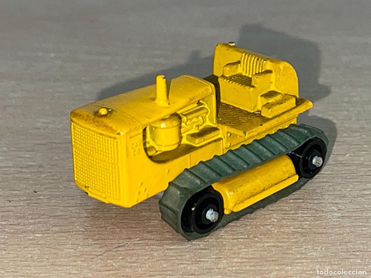 Coches a escala Matchbox: 634 Antiguo tractor Lesney Matchbox Series Caterpillar D8 Cat Bulldozer N&ordm; 8 a&ntilde;os 60 Made in England