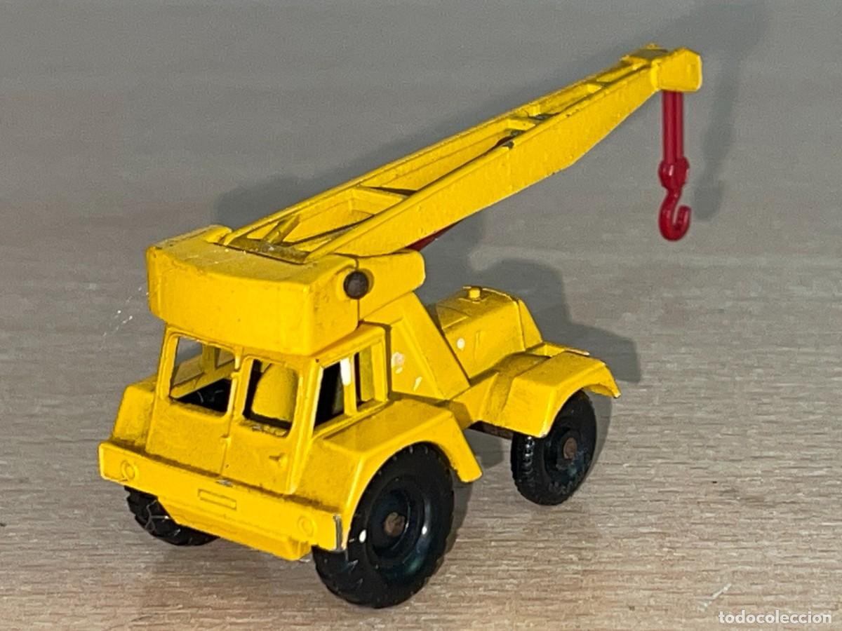 Coches a escala Matchbox: 636- Antigua gr&uacute;a Lesney Matchbox Series Taylor Jumbo Crane N&ordm; 11 a&ntilde;os 60 Made in England die-cast