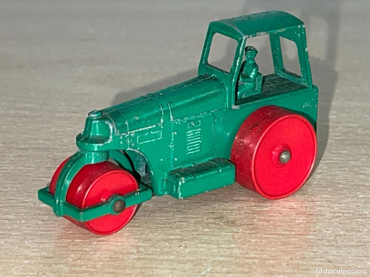 Coches a escala Matchbox: 638- Antigua apisonadora Matchbox Lesney Aveling Barford Road Roller N&ordm; 1 a&ntilde;os 60 Made in England