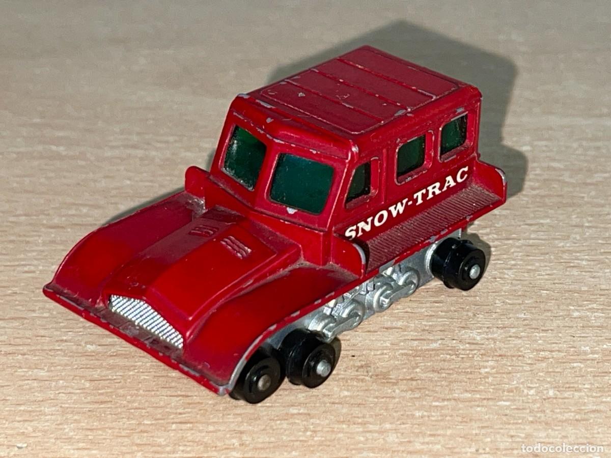 Coches a escala Matchbox: 645- Antiguo veh&iacute;culo quitanieve Lesney Matchbox Series Snow-Trac N&ordm; 35 a&ntilde;os 60 Made in England