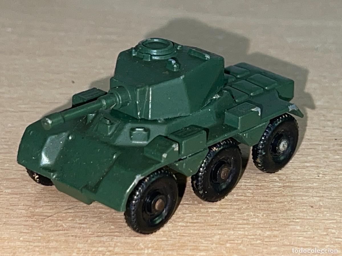 Coches a escala Matchbox: 655 Antigua tanqueta Matchbox Lesney Saladin Armoured Car 6x6 N&ordm; 67 a&ntilde;os 60 Made in England die-cast