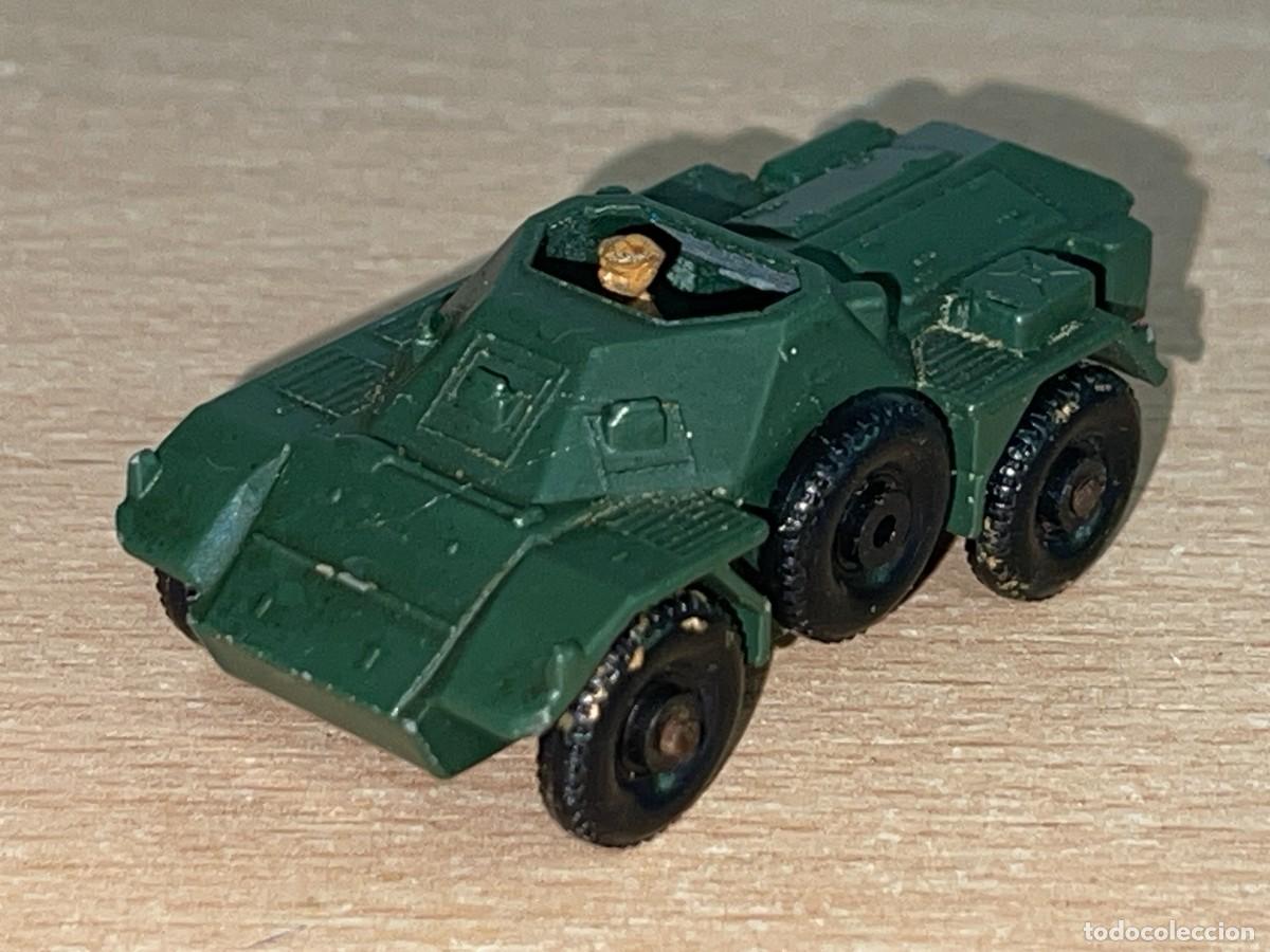 Coches a escala Matchbox: 657- Antigua tanqueta Lesney Matchbox Series Ferret Scout Car N&ordm; 61 a&ntilde;os 60 Made in England die-cast
