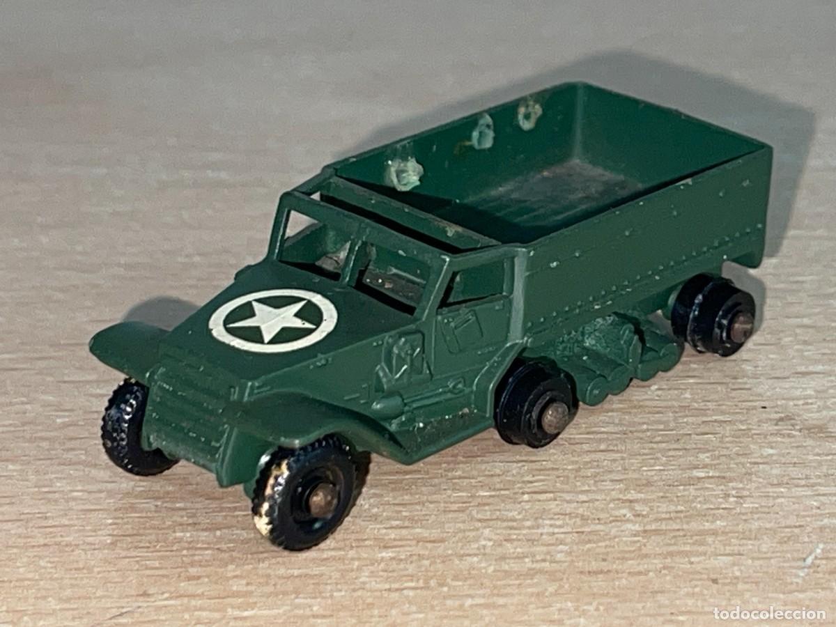Coches a escala Matchbox: 659- Antiguo veh&iacute;culo Matchbox Lesney M3 Personnel Carrier N&ordm; 49 a&ntilde;os 60 Made in England die-cast