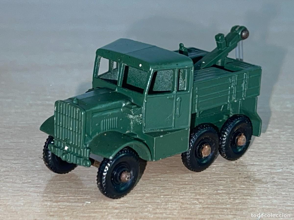 Coches a escala Matchbox: 661- Antiguo cami&oacute;n Matchbox Lesney Scammell Breakdown Truck N&ordm; 64 a&ntilde;os 60 Made in England die-cast
