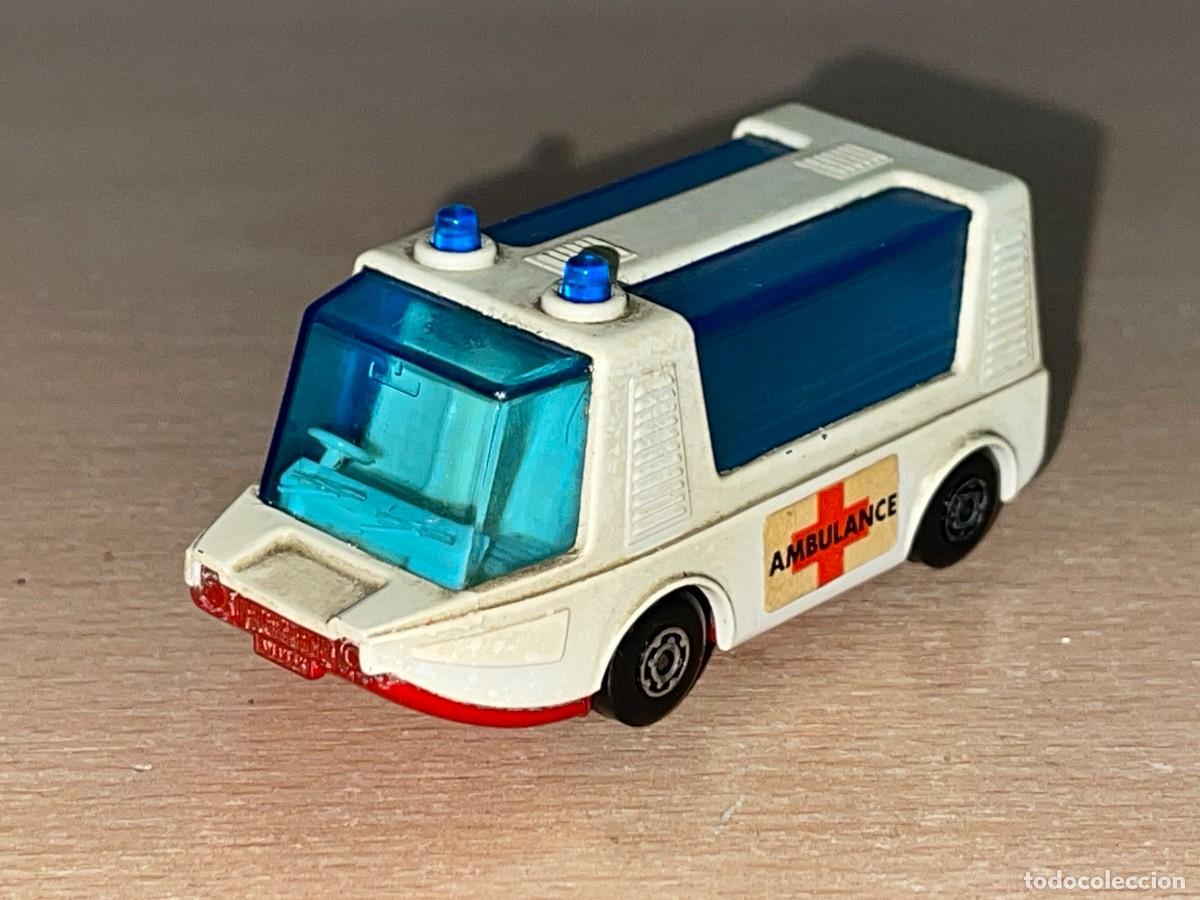 Coches a escala Matchbox: 675- Antigua ambulancia Lesney Matchbox Superfast Stretcha Fetcha N&ordm; 46 a&ntilde;o 1971 Made in England