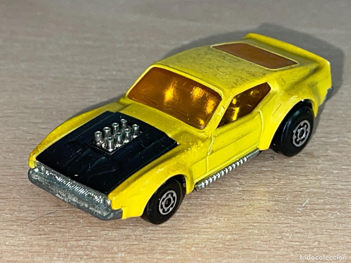 Coches a escala Matchbox: 677- Antiguo coche Lesney Matchbox Superfast Boss Mustang N&ordm; 44 a&ntilde;o 1972 Made in England die-cast