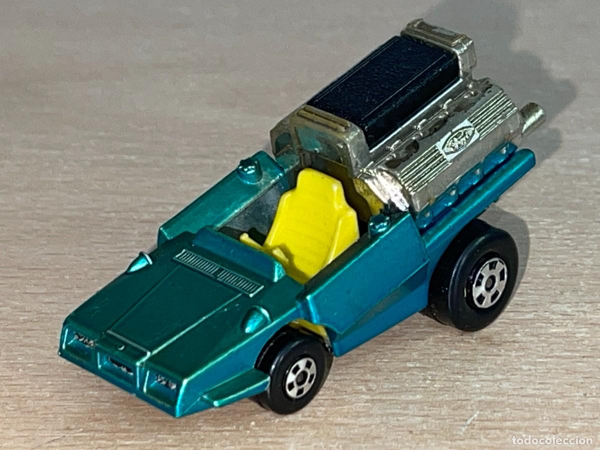 Coches a escala Matchbox: 678- Antiguo coche Lesney Matchbox Superfast Tyre Fryer N&ordm; 42 azul a&ntilde;o 1972 Made in England die-cast