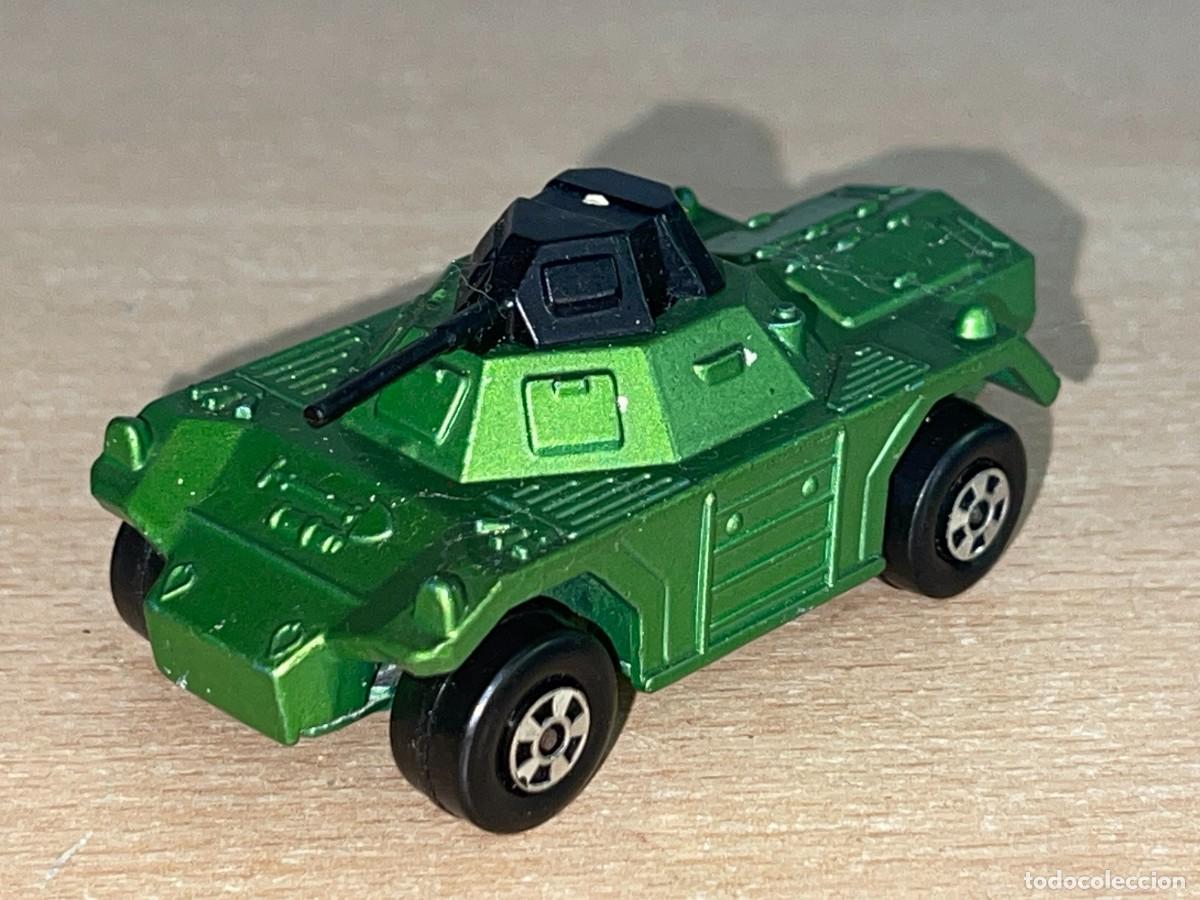 Coches a escala Matchbox: 690- Antigua tanqueta Lesney Matchbox Rolamatics Weasel N&ordm; 73 a&ntilde;o 1973 Made in England die-cast