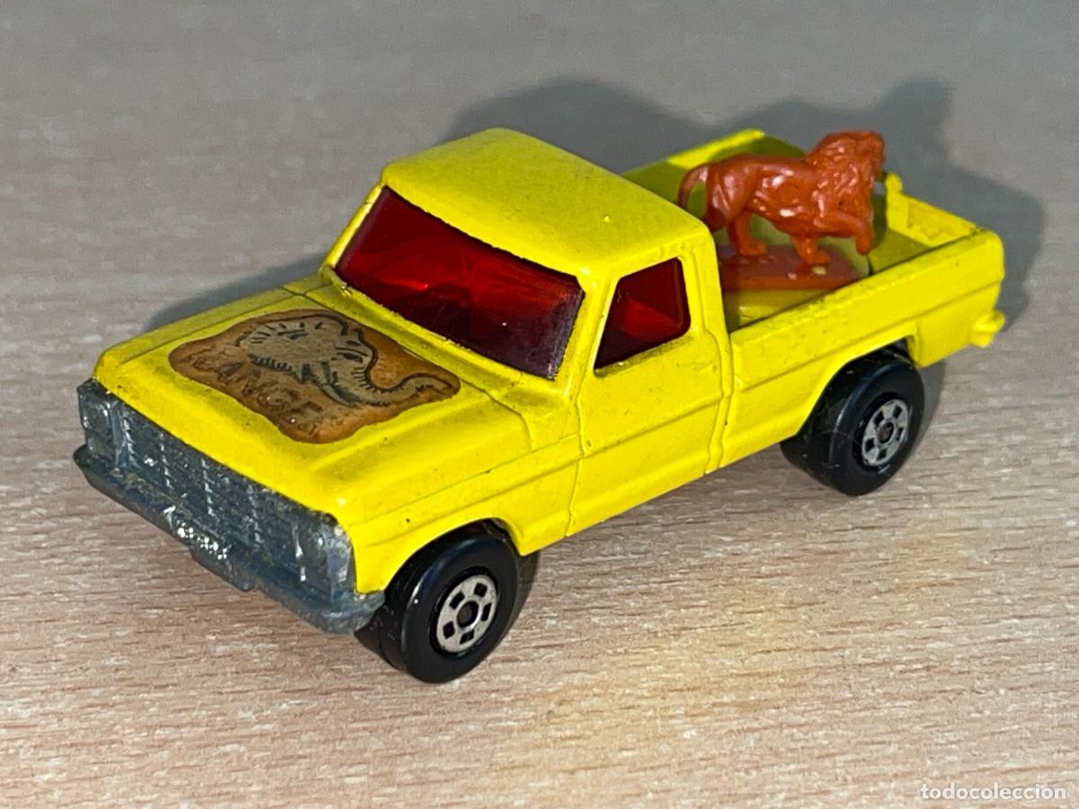 Coches a escala Matchbox: 696- Antigua furgoneta Lesney Matchbox Rolamatics Wild Life Truck N&ordm; 57 a&ntilde;o 1973 Made in England