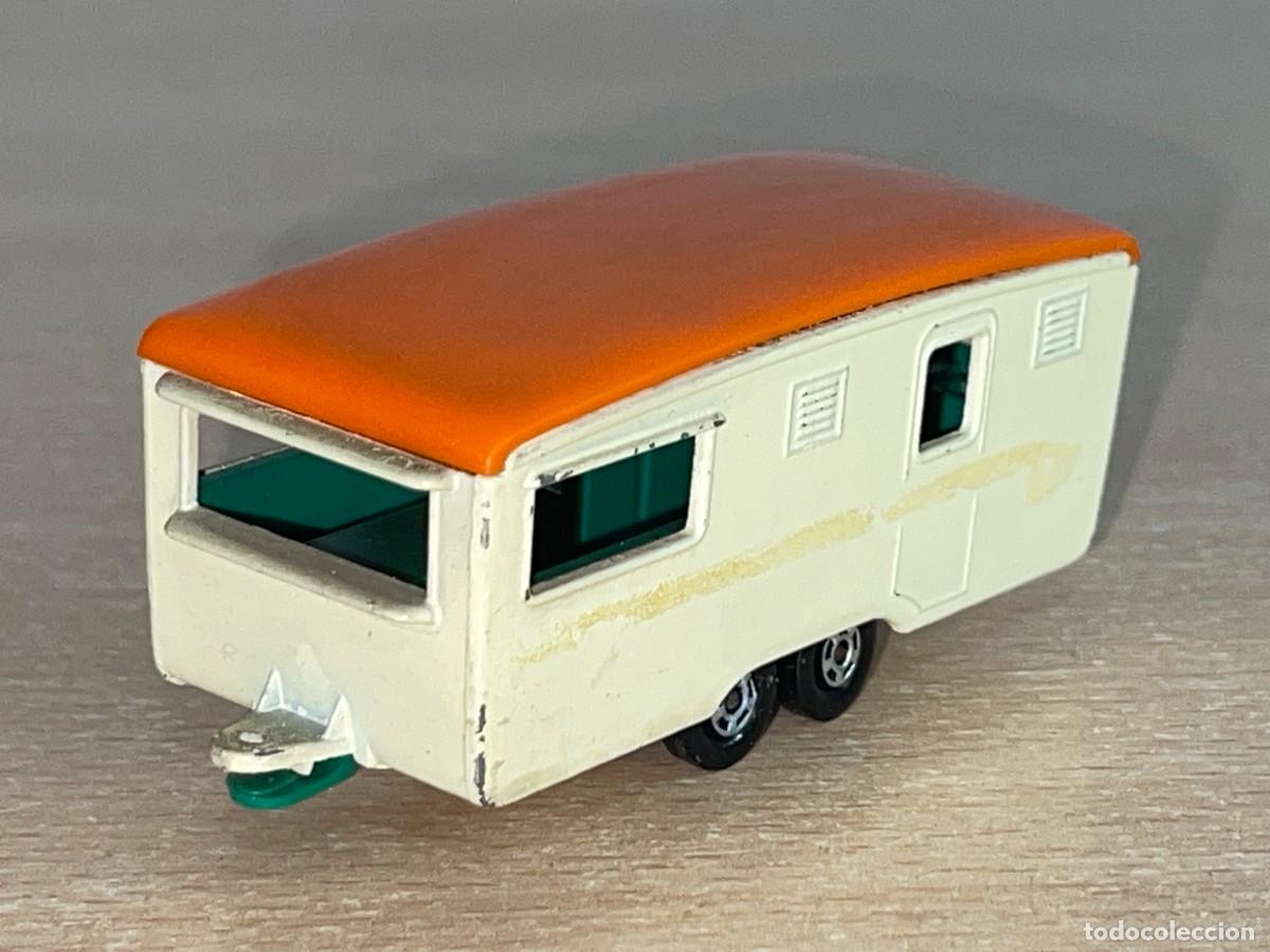 Coches a escala Matchbox: 701- Antiguo Lesney Matchbox Series Trailer Caravan Caravana Roulotte N&ordm; 57 a&ntilde;o 1970 Made in England