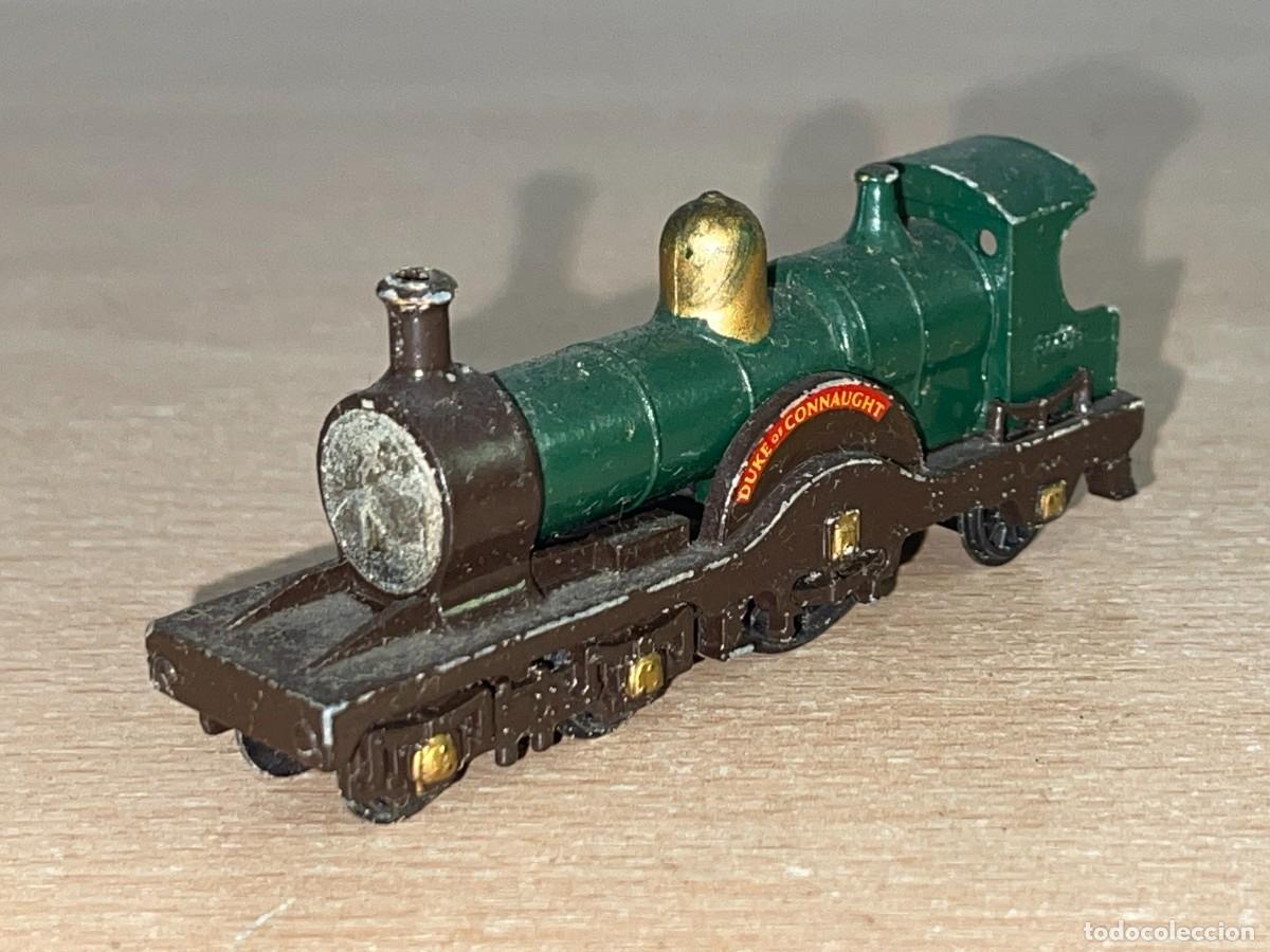 Coches a escala Matchbox: 709 Antigua locomotora vapor Models of Yesteryear Matchbox Lesney Duke of Connaught 4.2.2 N&ordm; 14 60's