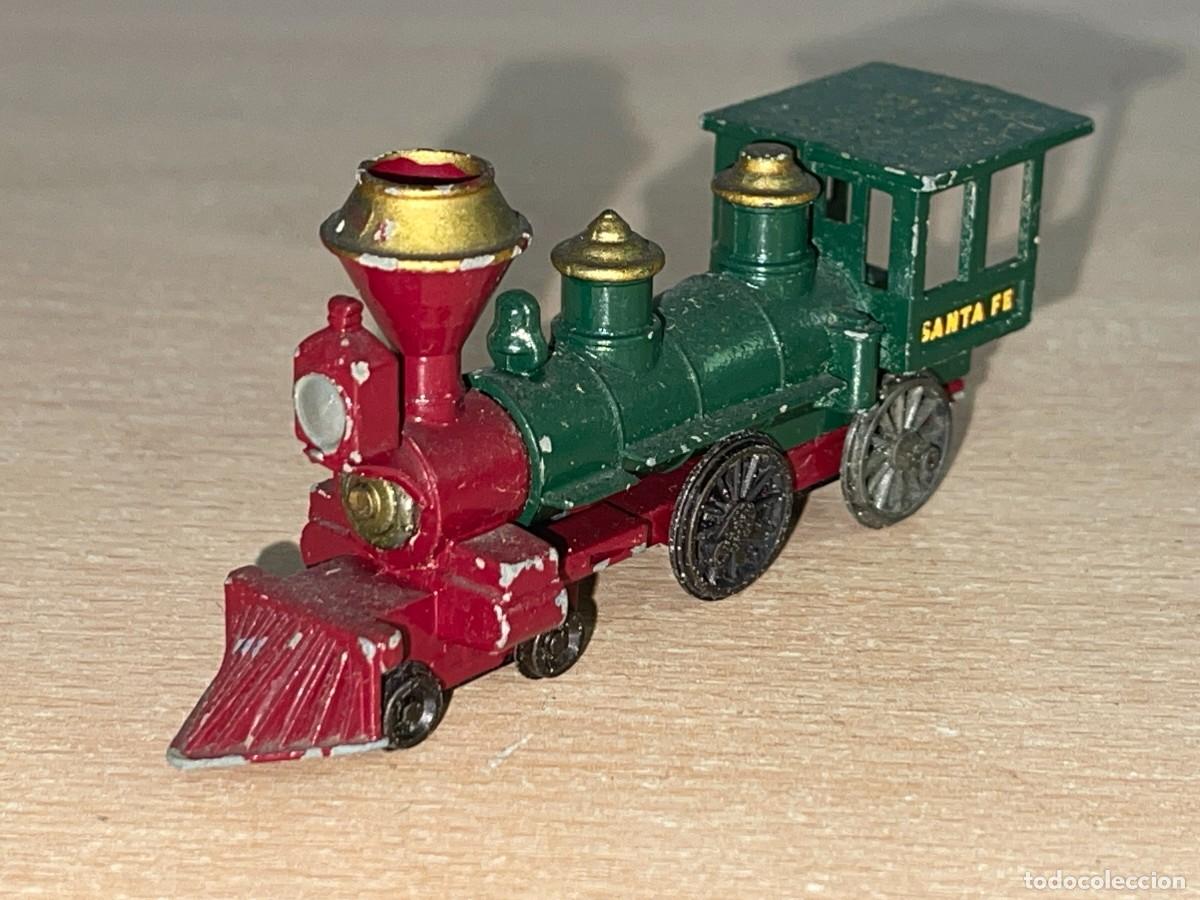 Coches a escala Matchbox: 710 Antigua locomotora vapor Models of Yesteryear Matchbox Lesney American Loco 4.4.0 Santa Fe N&ordm; 13