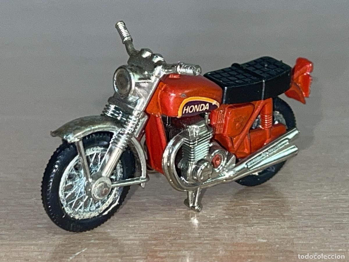 Coches a escala Matchbox: 717- Antigua moto Matchbox Lesney Hondarora Honda N&ordm; 18 a&ntilde;o 1974 Made in England die-cast metal