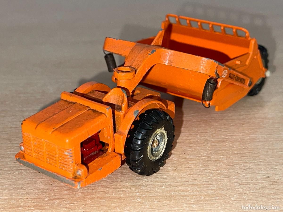Coches a escala Matchbox: 741- Antiguo tractor cosechador Lesney Matchbox Series King Size Allis-Chalmers N&ordm; 6 a&ntilde;os 60 England
