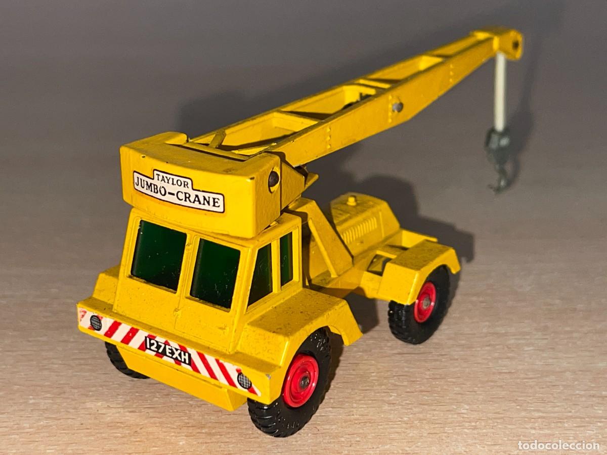 Coches a escala Matchbox: 745- Antigua gr&uacute;a Lesney Matchbox Series King Size Taylor Jumbo Crane N&ordm; 14 a&ntilde;os 60 Made in England