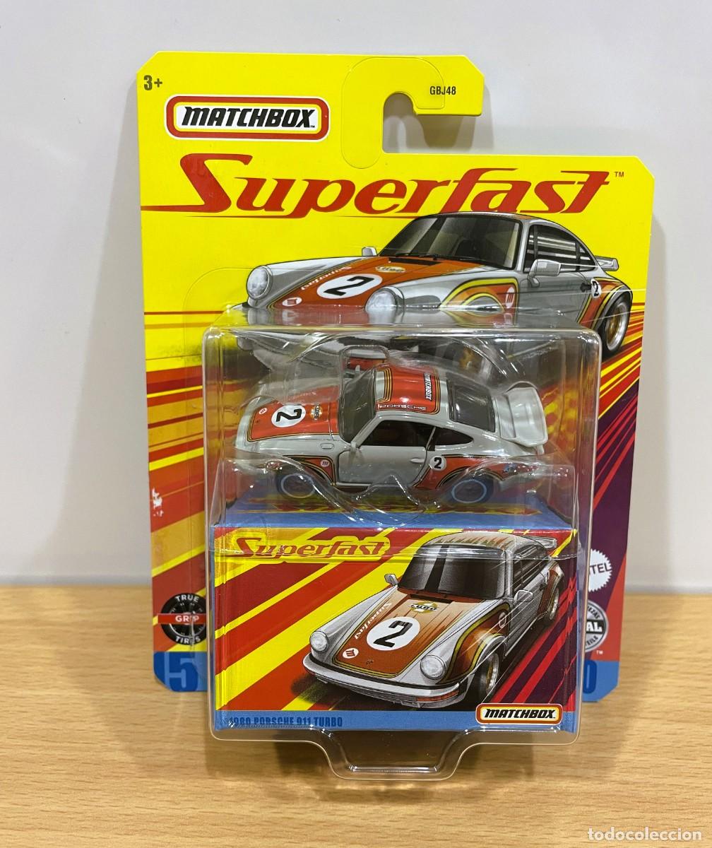 Coches a escala Matchbox: COCHE MATCHBOX SUPERFAST 1/64 n&ordm; 15 - 1980 PORSCHE 911 TURBO. MATTEL, 2020