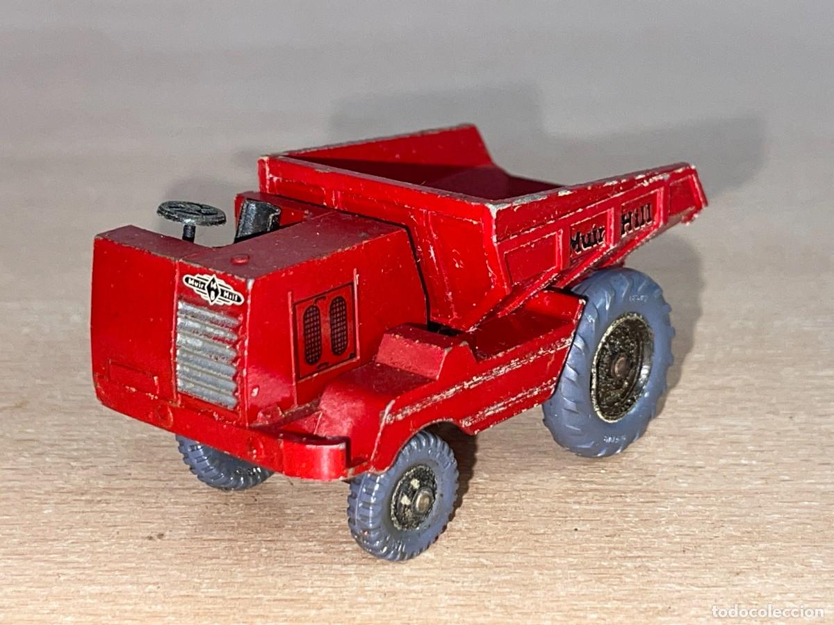 Coches a escala Matchbox: 756- Antiguo tractor volquete Lesney Matchbox Series King Size Muir Hill Dumper N&ordm; 2 a&ntilde;os 60 England