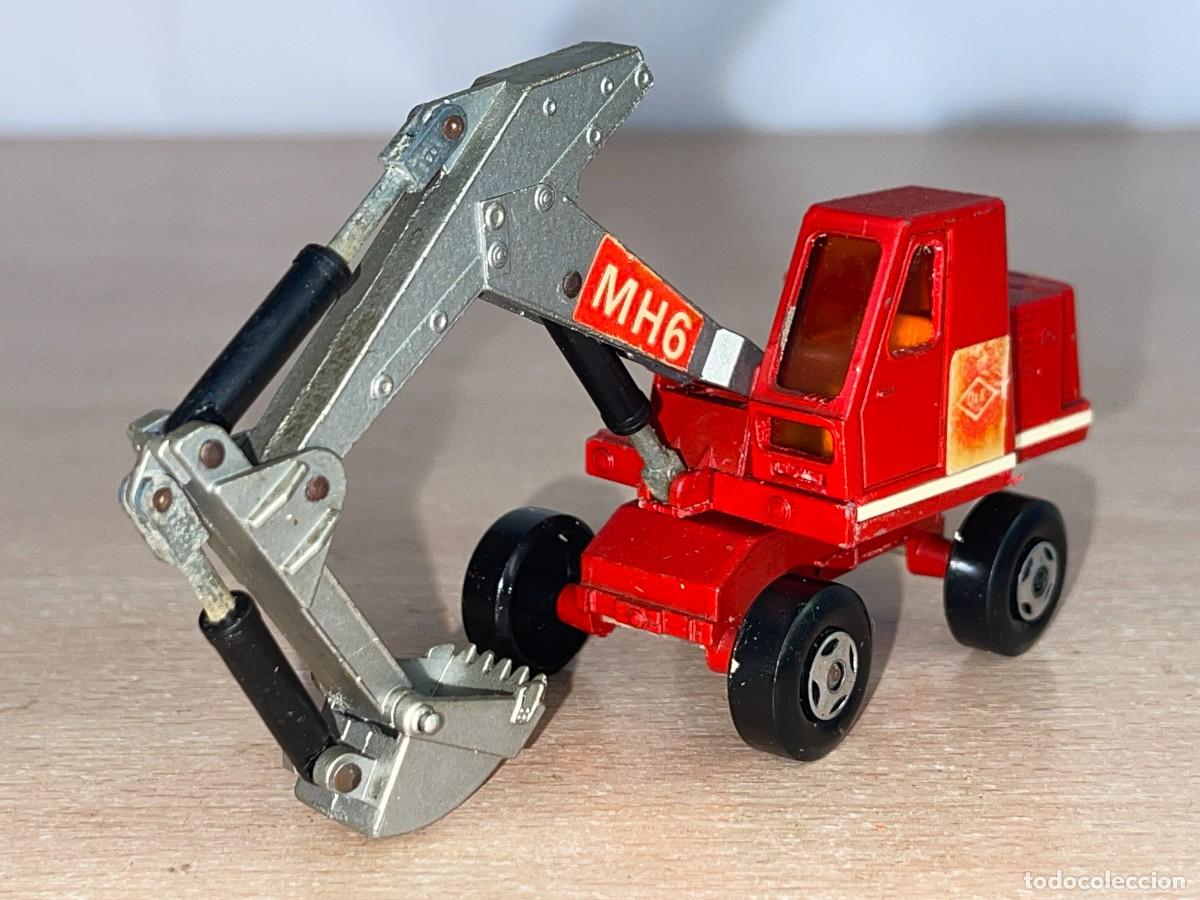 Coches a escala Matchbox: 769- Antigua excavadora Lesney Matchbox King Size Hydraulic Excavator K1 a&ntilde;o 1970 Made in England