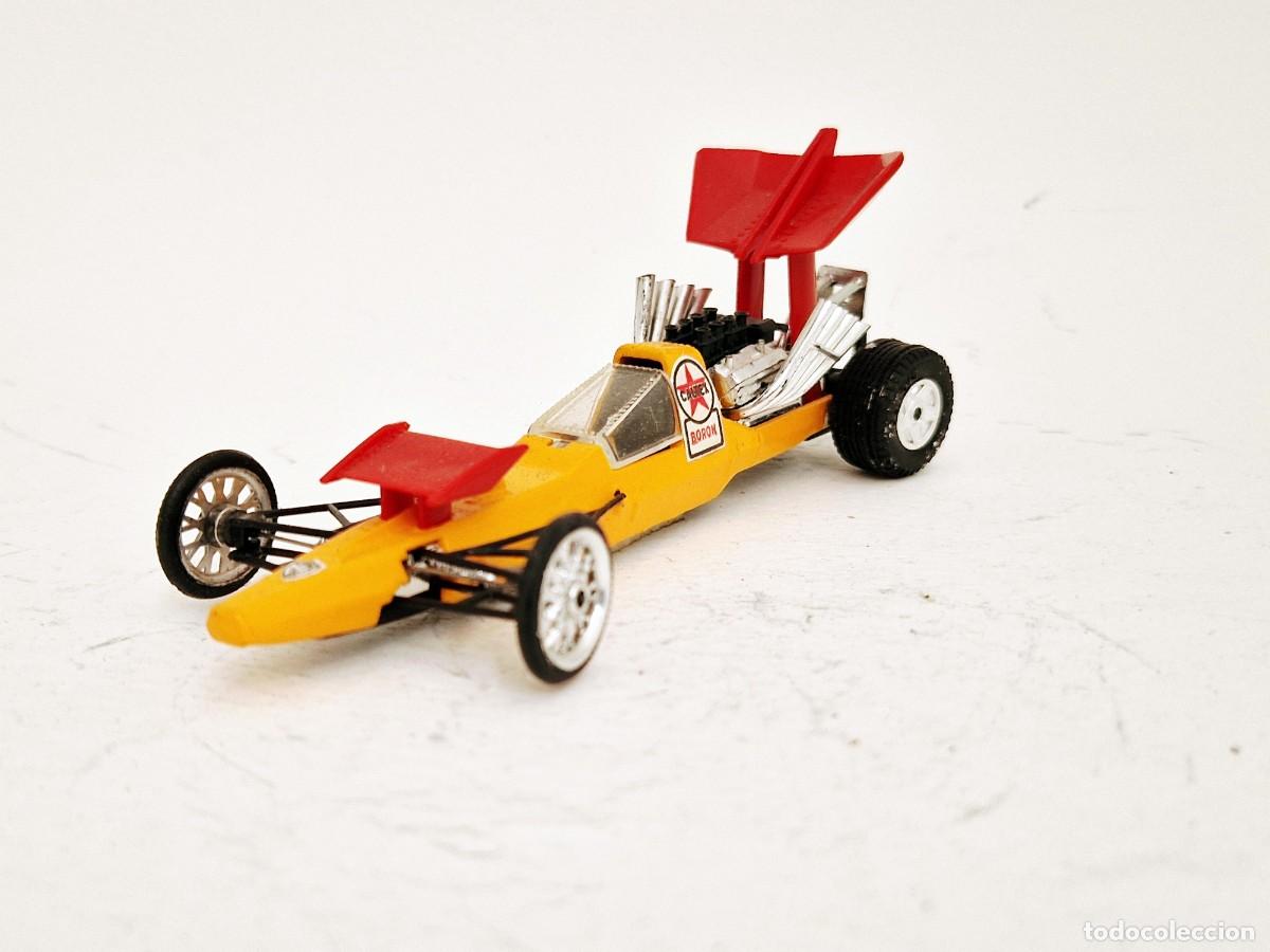 Coches a escala Matchbox: Coche Dragster Dragon - 1/43 Politoys - M602 - Hecho en Italia 1970