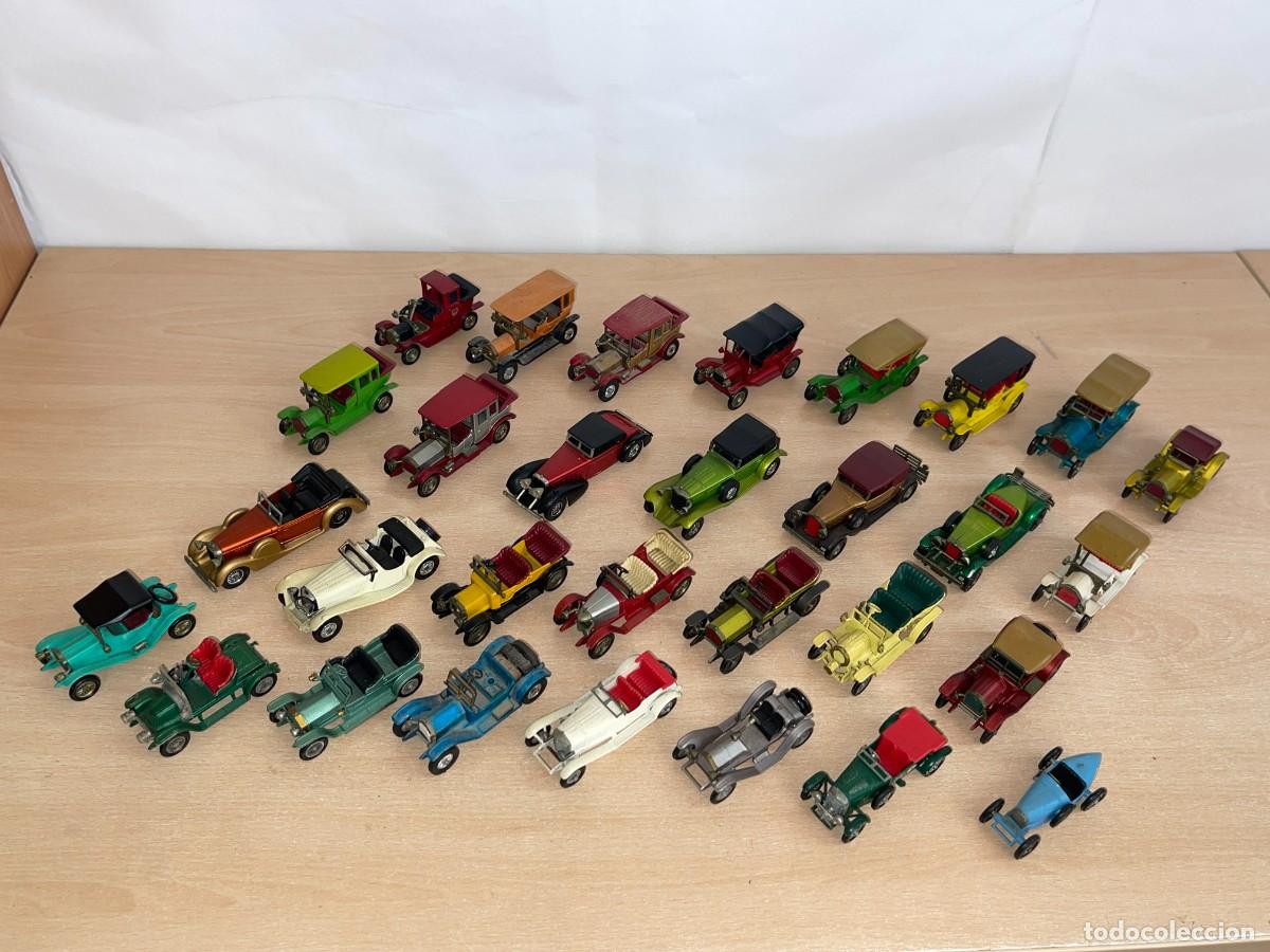 Coches a escala Matchbox: Lesney Matchbox LOTE 30 COCHES DE EPOCA Models of Yesteryear Made in England die-cast metal a&ntilde;os 70