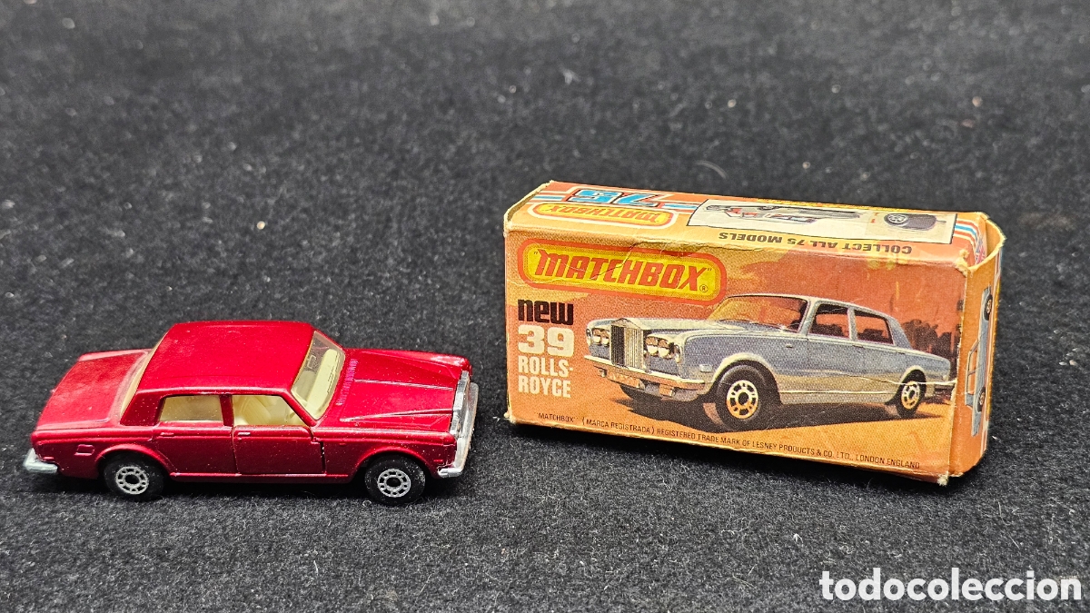 Coches a escala Matchbox: Matchbox Superfast N.&ordm; 39 Rolls-Royce Silver Shadow II
