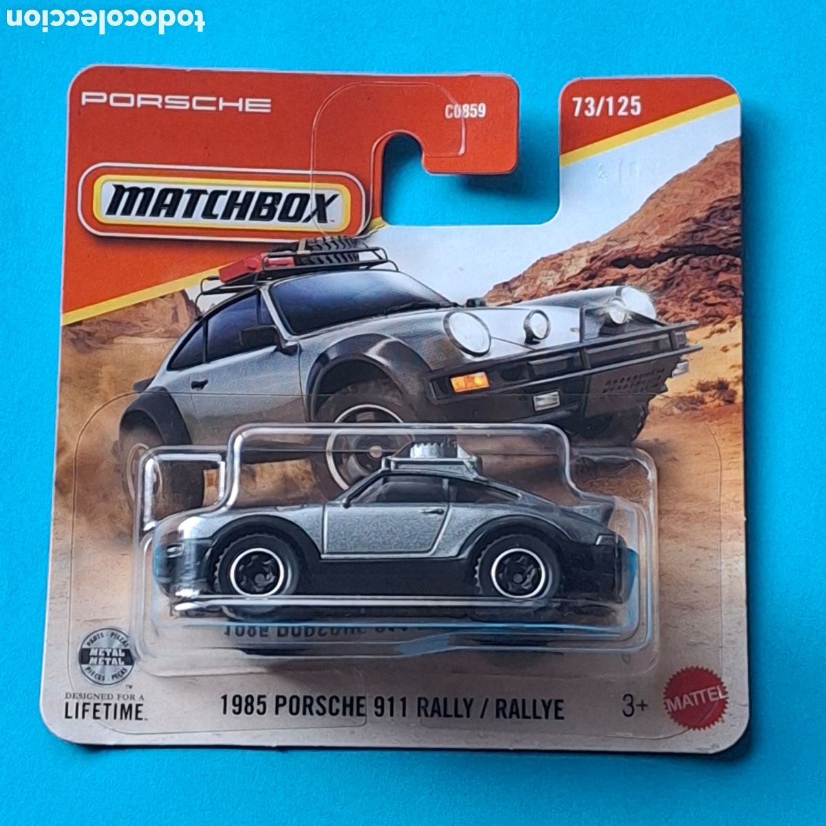 Coches a escala Matchbox: MATCHBOX 2026 73/125 - 1985 PORSCHE 911 RALLY RALLYE - NUEVO EN BLISTER - 1/64