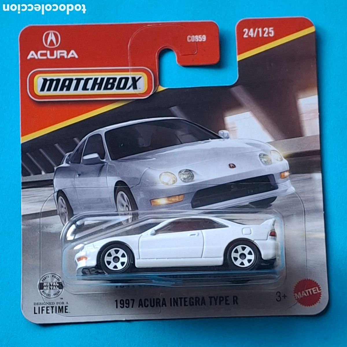 Coches a escala Matchbox: MATCHBOX 2026 24/125 - 1997 ACURA INTEGRA TYPE R - NUEVO EN BLISTER - 1/64