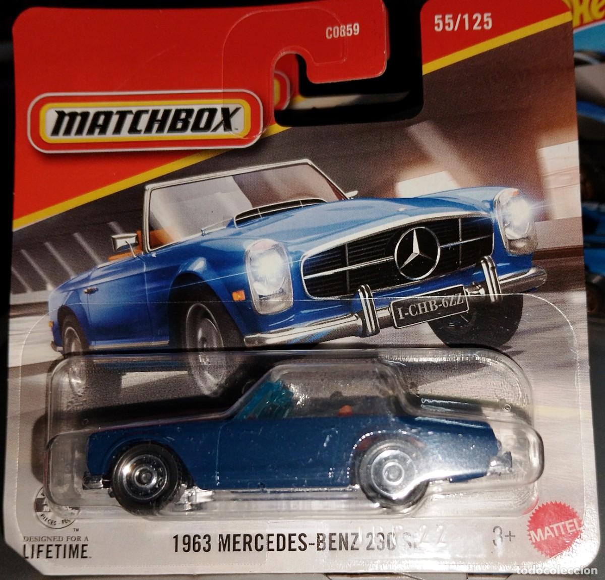 Coches a escala Matchbox: 1963 Mercedes - Benz 230 SL de Matchbox