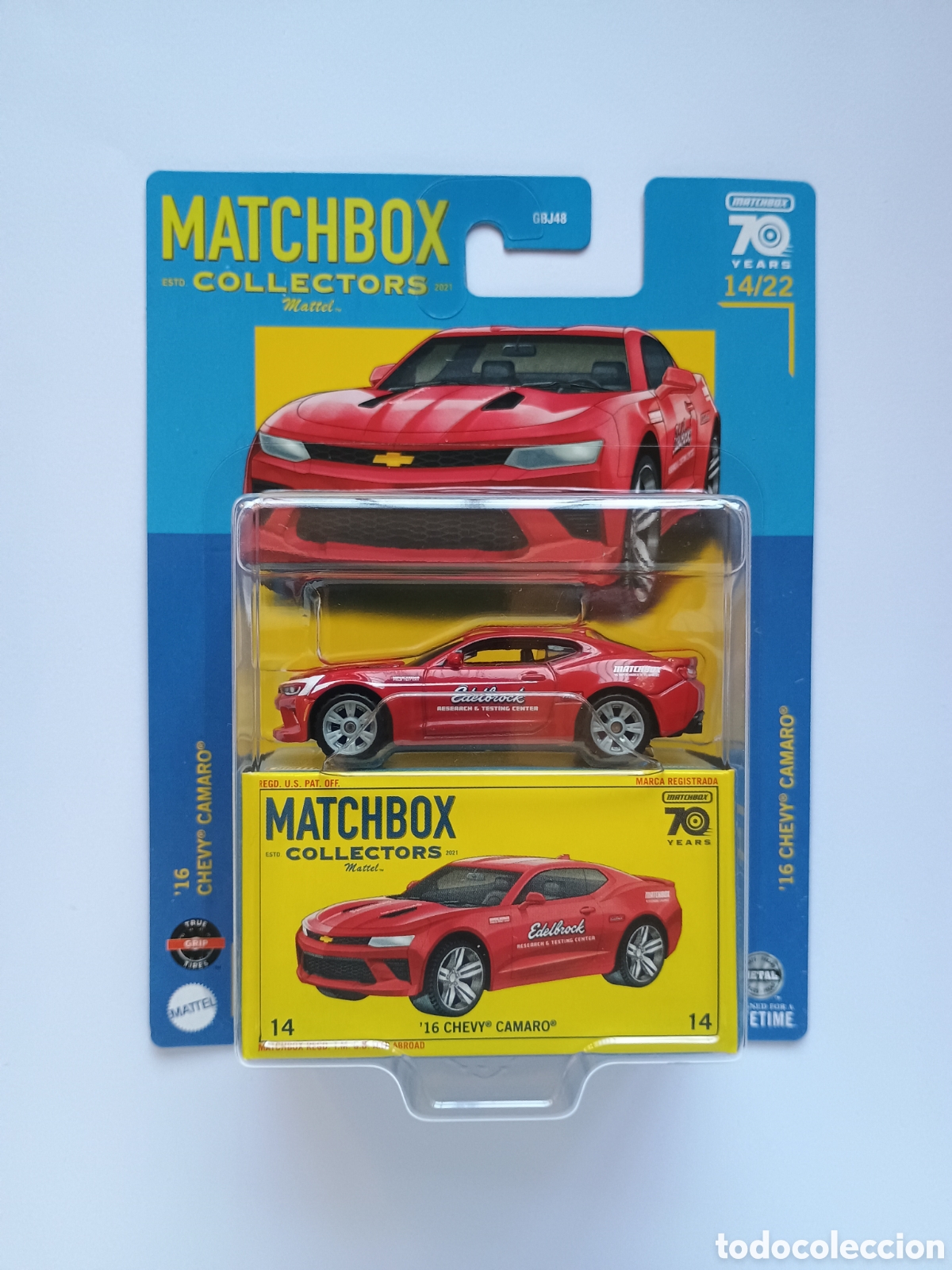 Coches a escala Matchbox: Matchbox Collectors '16 Chevy Camaro