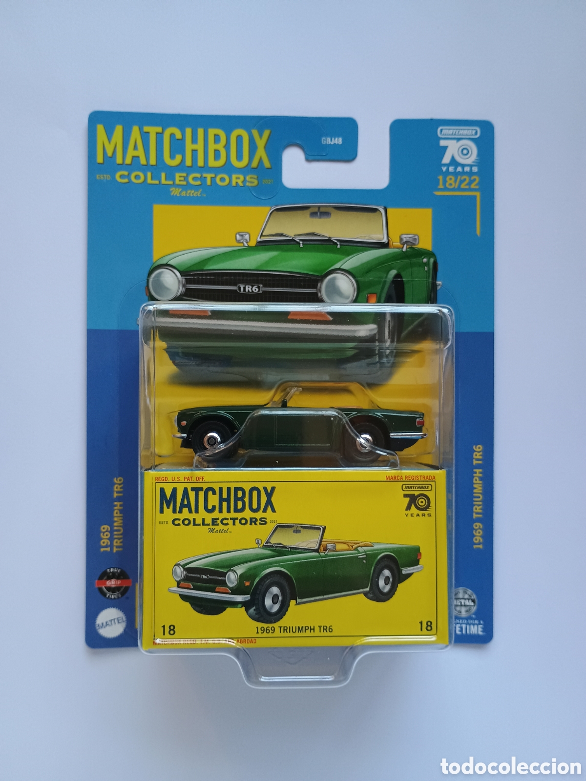 Coches a escala Matchbox: Matchbox Collectors 1969 Triumph TR6