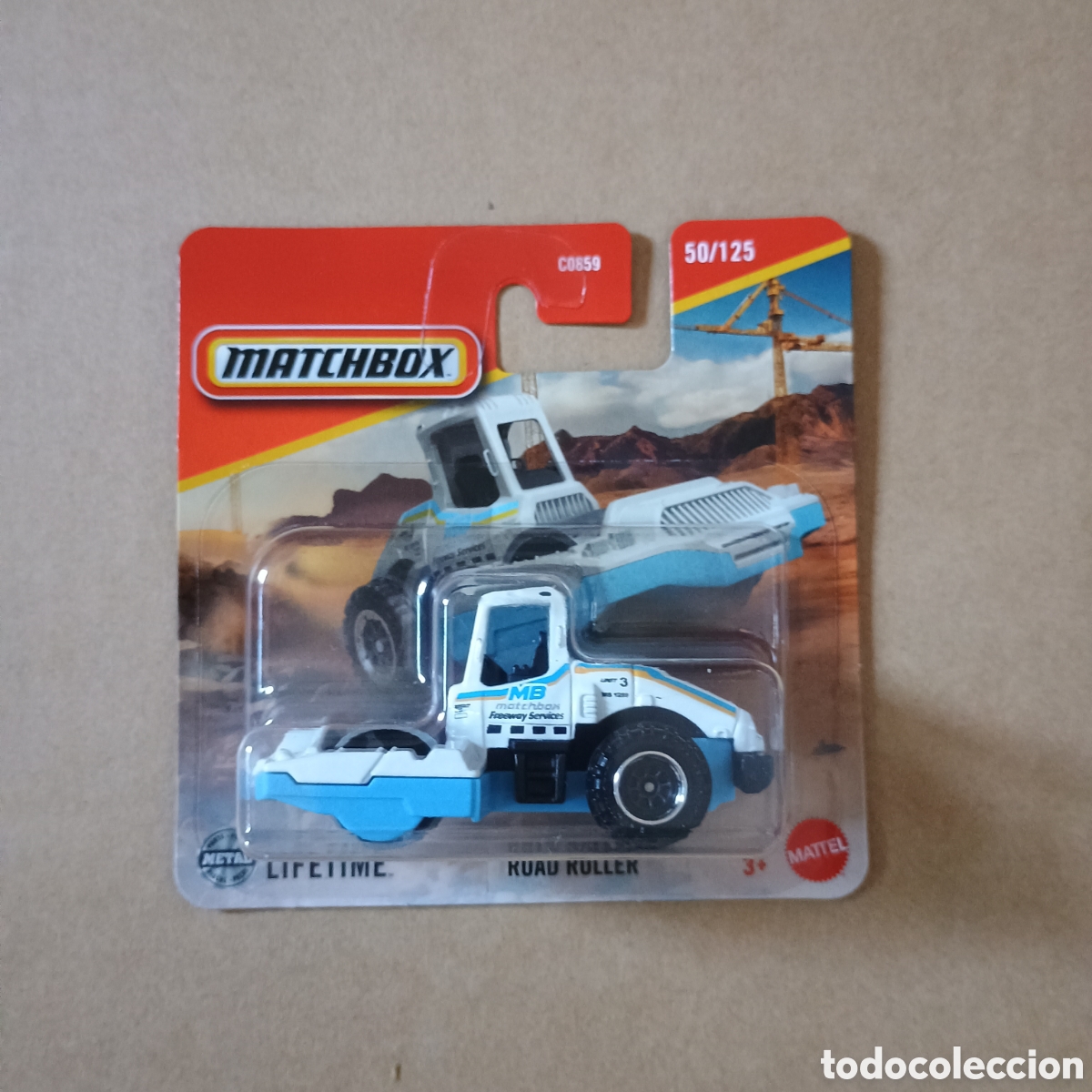 Coches a escala Matchbox: Matchbox Road Roller