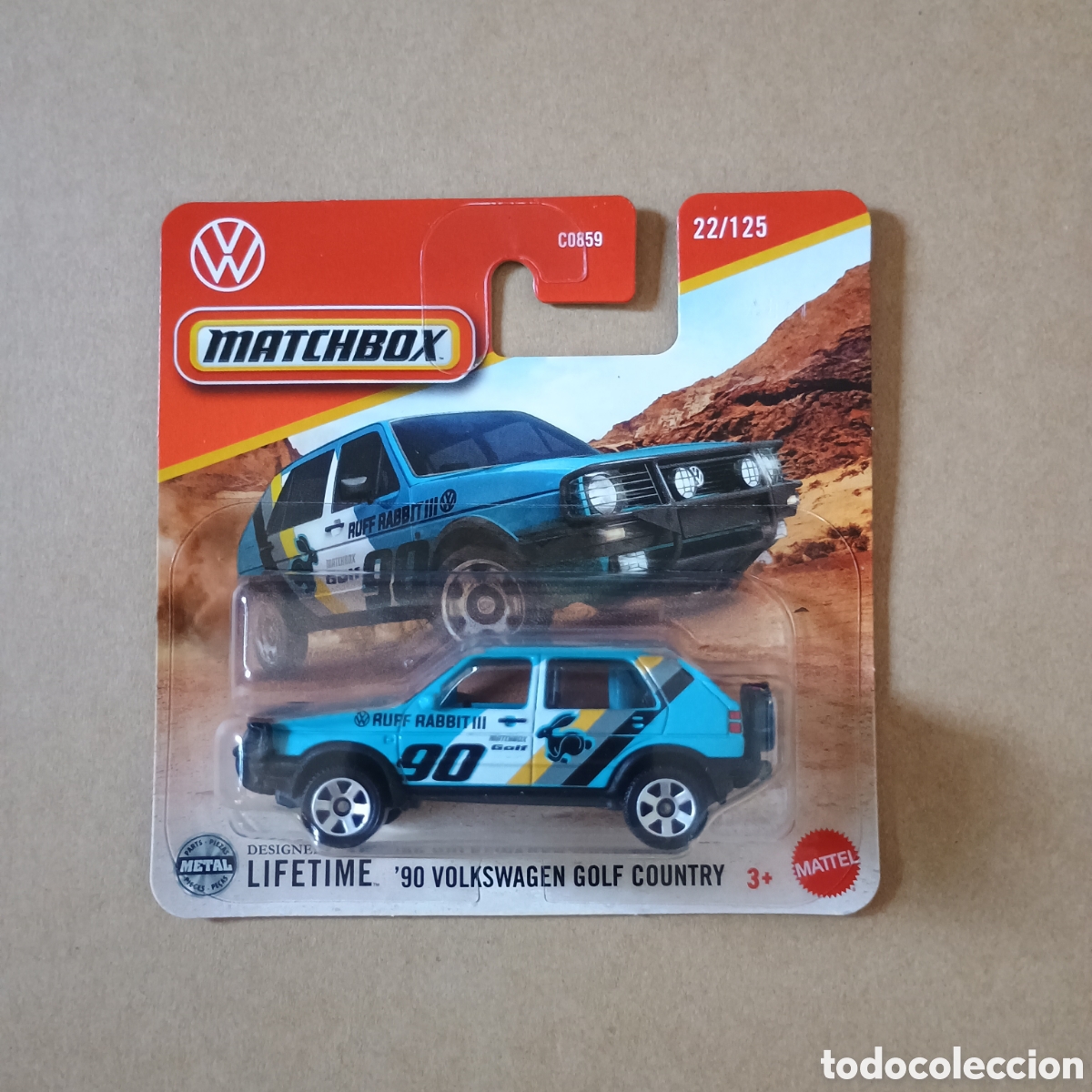 Coches a escala Matchbox: Matchbox '90 Volkswagen Golf Country