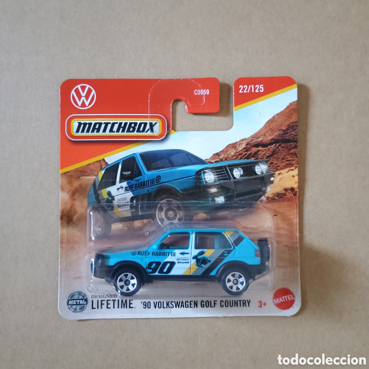 Coches a escala Matchbox: Matchbox '90 Volkswagen Golf Country