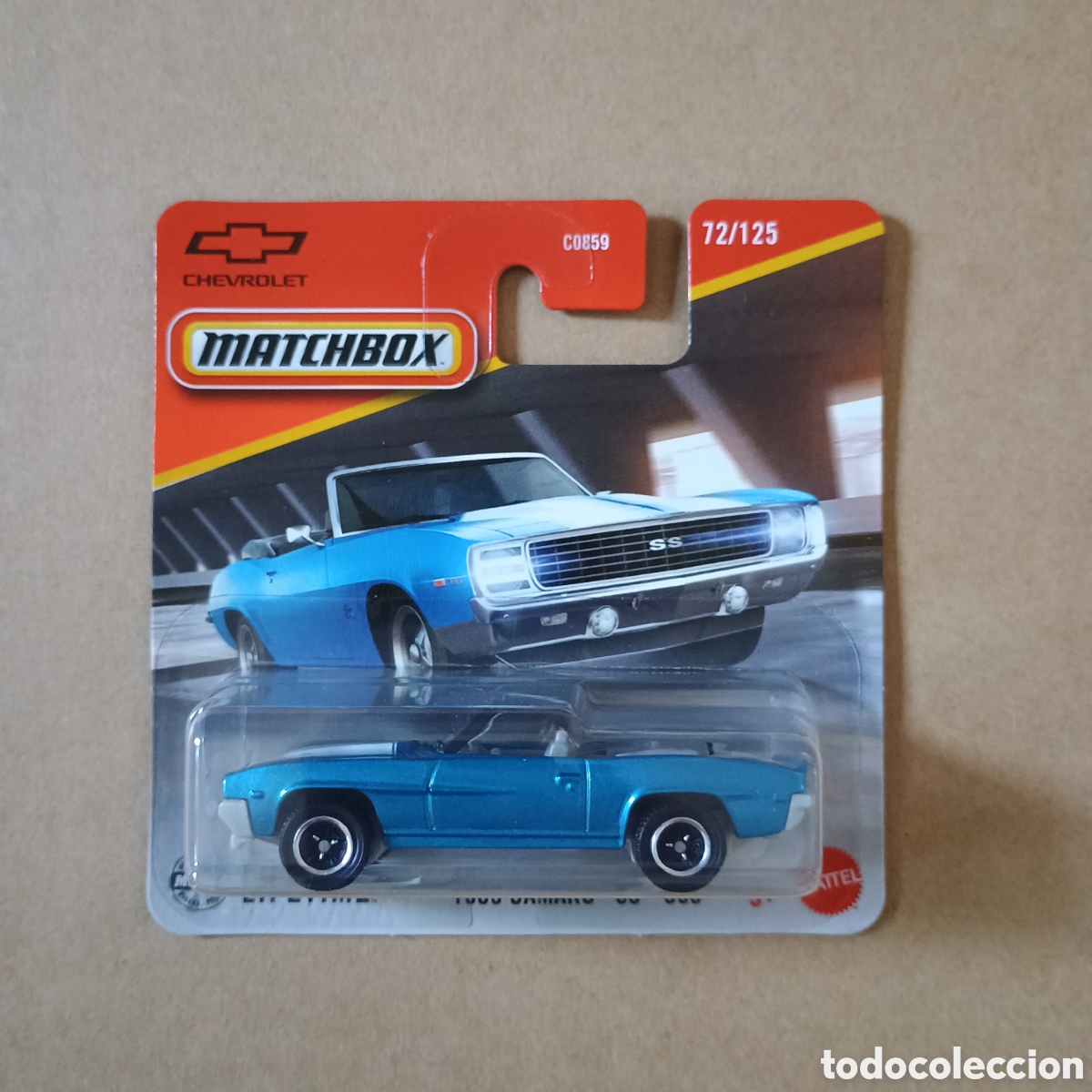 Coches a escala Matchbox: Matchbox 1969 Camaro SS 396