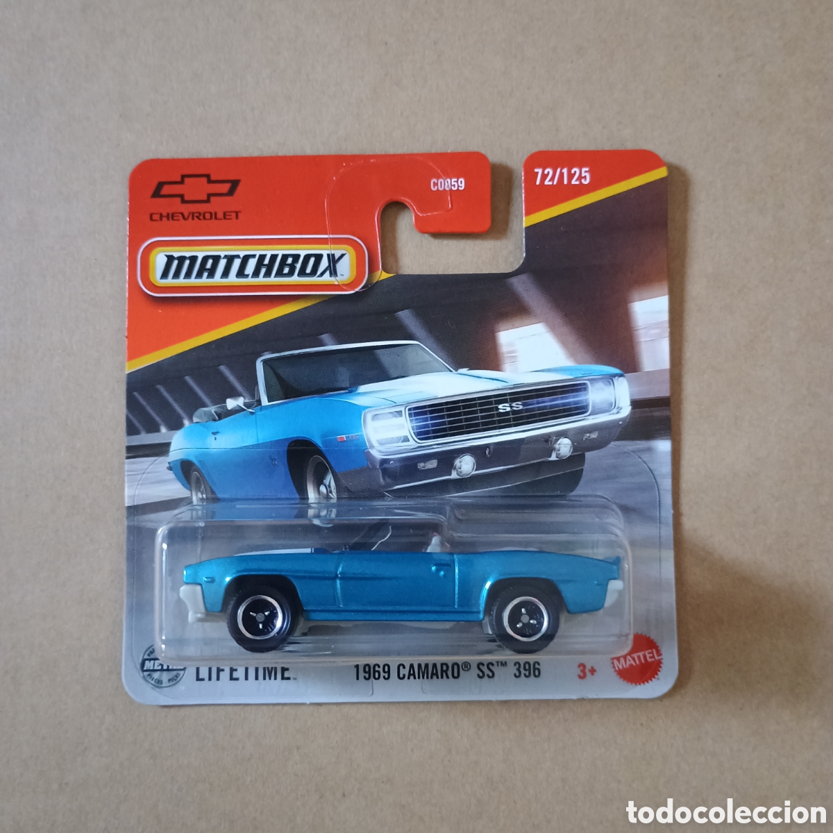 Coches a escala Matchbox: Matchbox 1969 Camaro SS 396