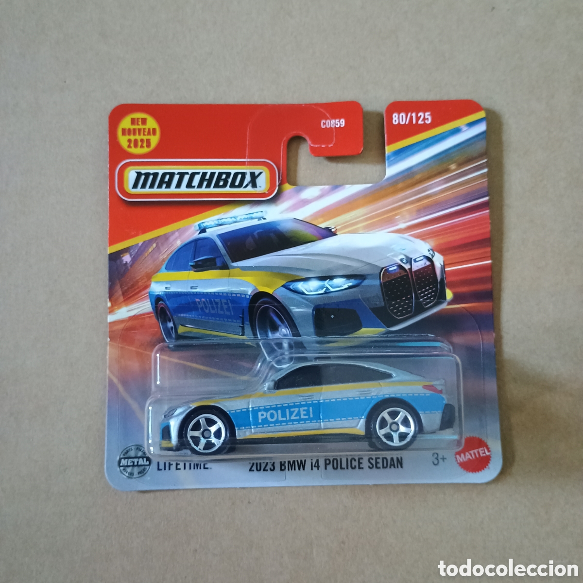 Coches a escala Matchbox: Matchbox BMW i4 Police Sedan