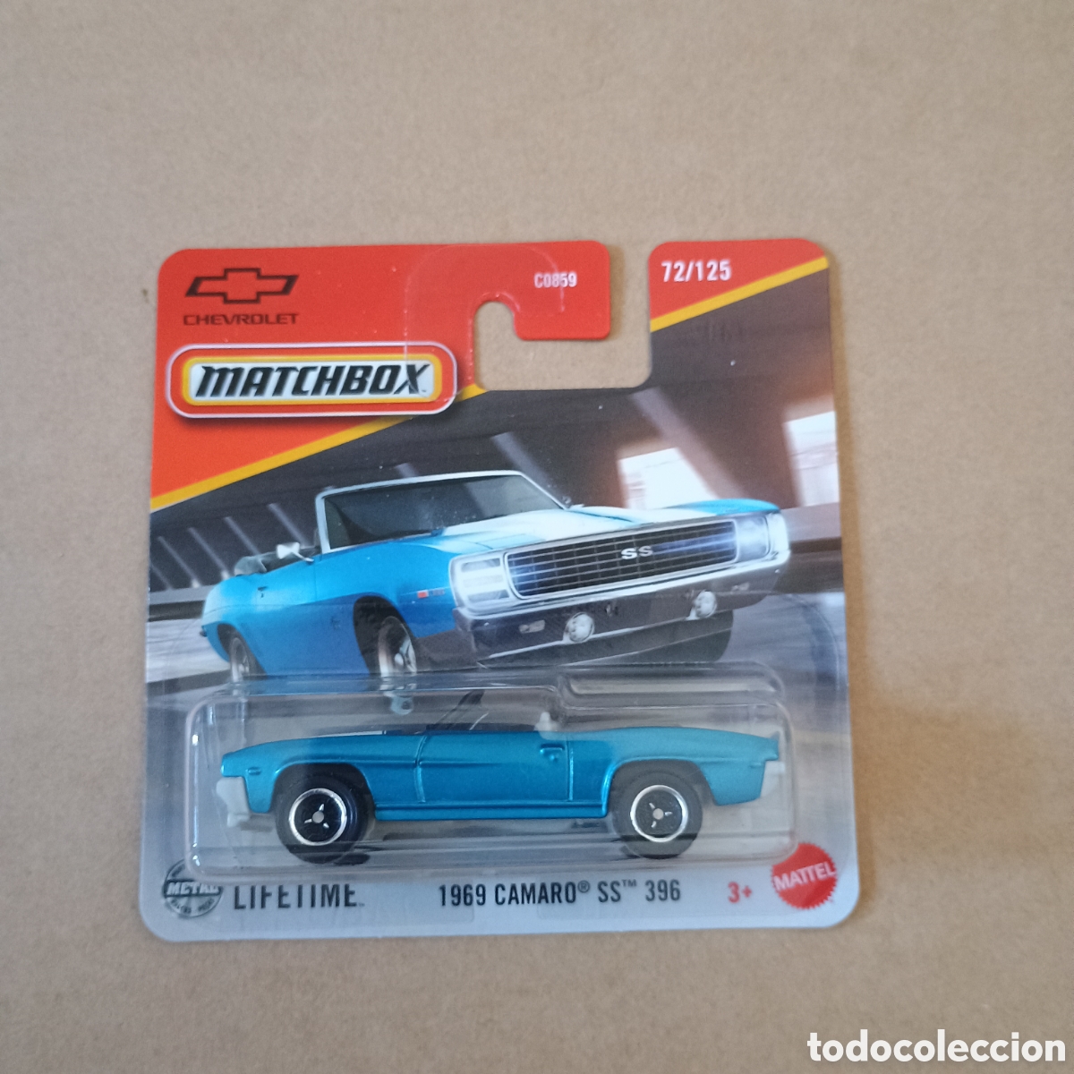 Coches a escala Matchbox: Matchbox 1969 Camaro SS 396
