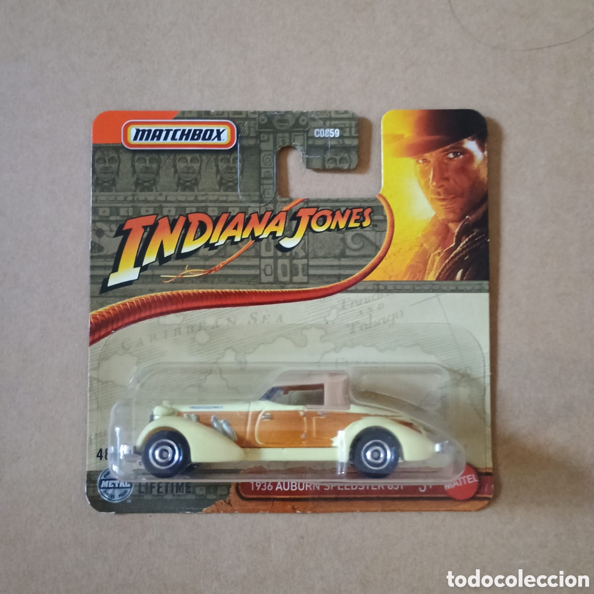 Coches a escala Matchbox: Matchbox Indiana Jones 1936 Auburn Speedster 851