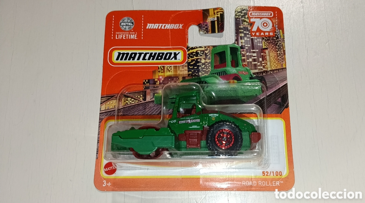 Coches a escala Matchbox: MATCHBOX ROAD ROLLER