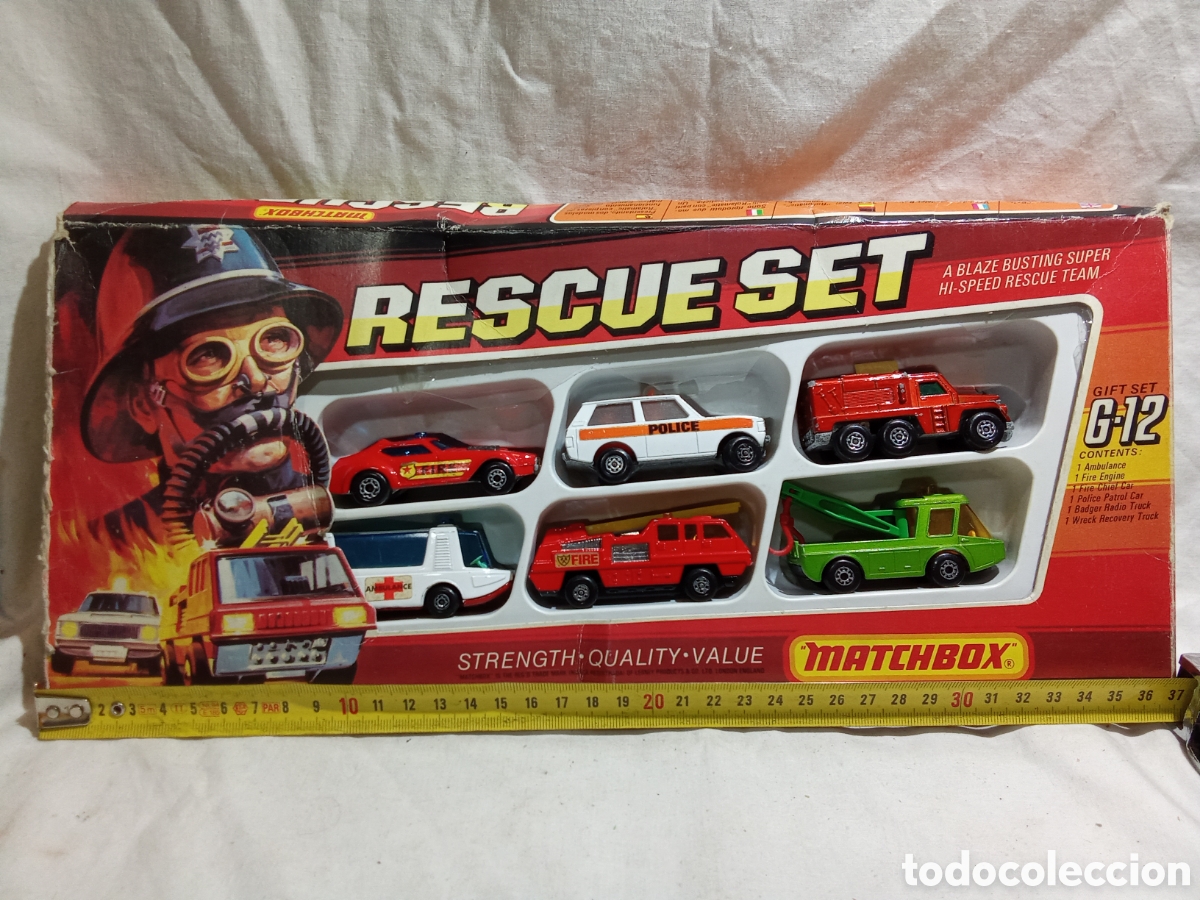 Coches a escala Matchbox: RESCUE SET DE MATCHBOX EN CAJA - Foto 2