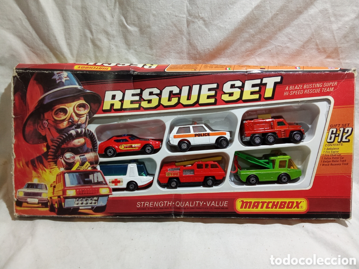Coches a escala Matchbox: RESCUE SET DE MATCHBOX EN CAJA - Foto 1