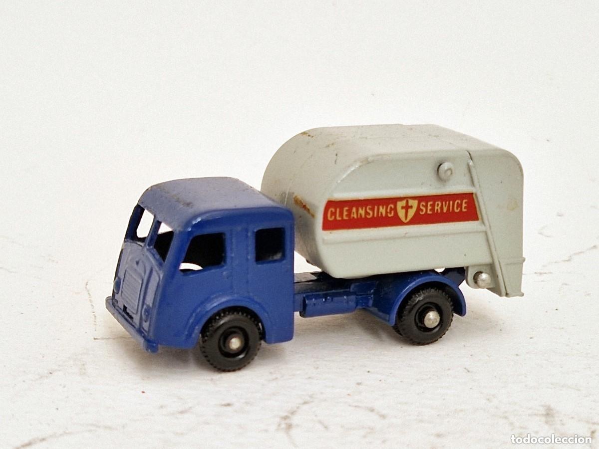 Coches a escala Matchbox: Antiguo cami&oacute;n Matchbox Lesney Tippax Refuse Collector Basura N&ordm; 15 a&ntilde;os 60 Made in England