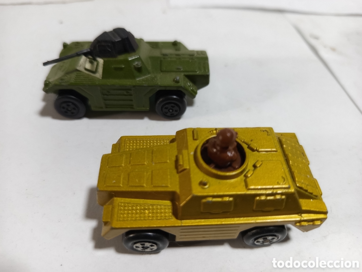 Coches a escala Matchbox: Dos tanquetas Matchbox Rolamatics - Foto 2