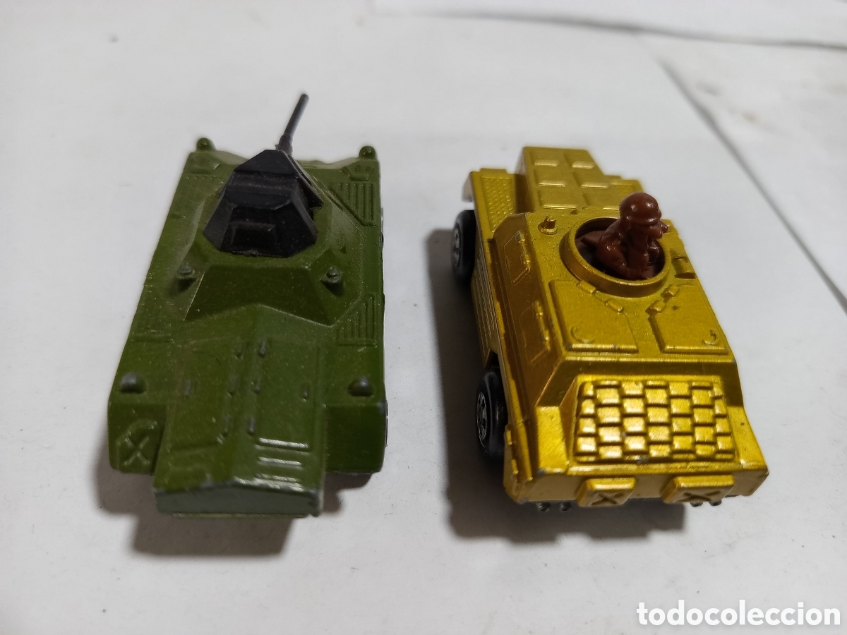 Coches a escala Matchbox: Dos tanquetas Matchbox Rolamatics - Foto 3
